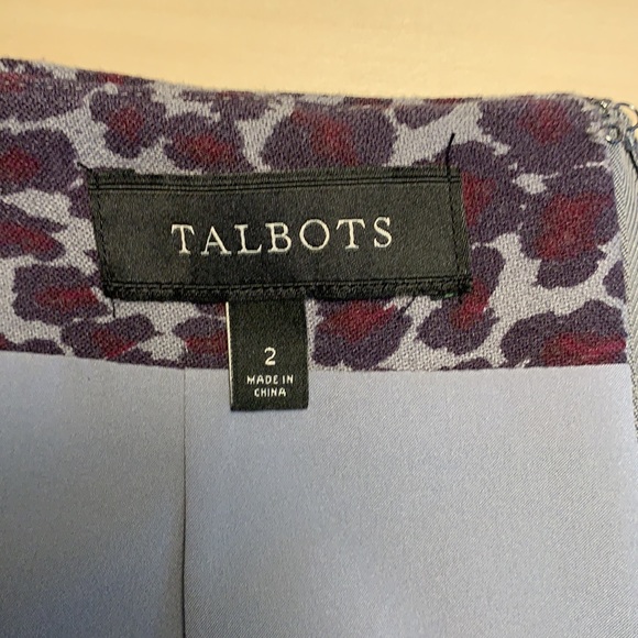 Talbots Leopard Print Pencil Skirt Sz 2 - Picture 6 of 10